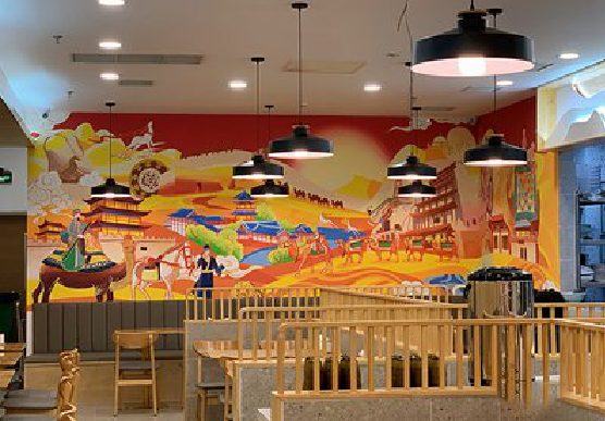 隆林商业空间彩绘介绍。