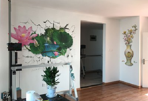 隆林墙体彩绘相比墙纸的优势。