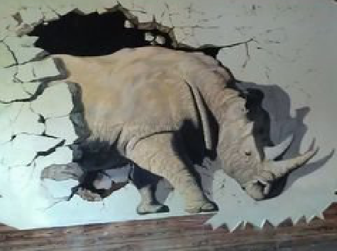 隆林在墙绘中，如何绘制3D效果？