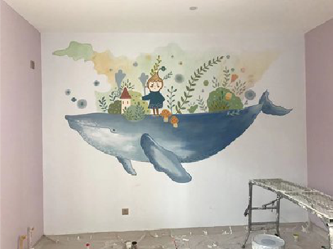 隆林手绘墙的特点及优势。